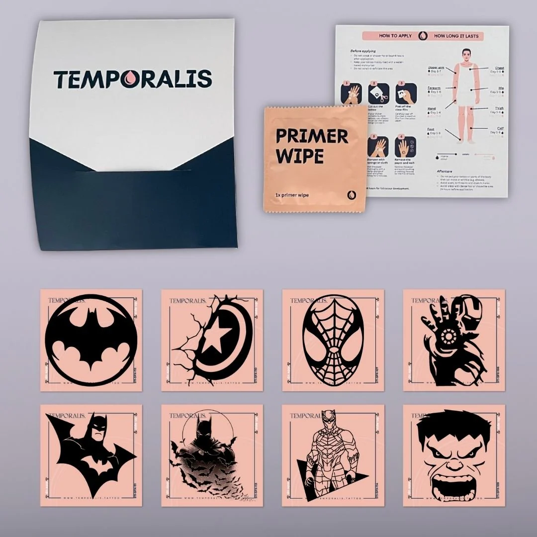 Superheroes - Tattoo Kit (8 tattoos) - Image 3