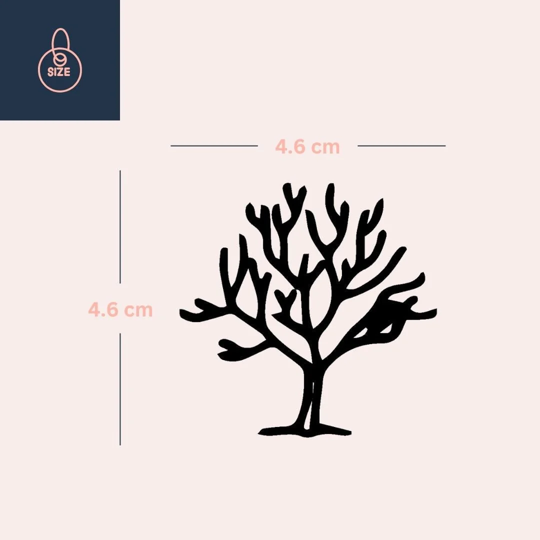 Minimalist tree of life temporary tattoo - Image 4