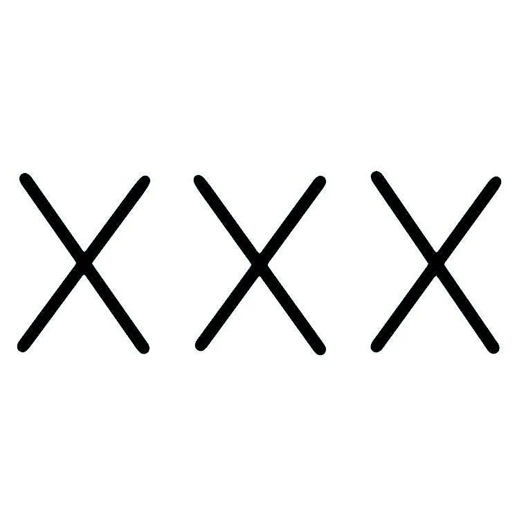 Triple X temporary tattoo - Image 2
