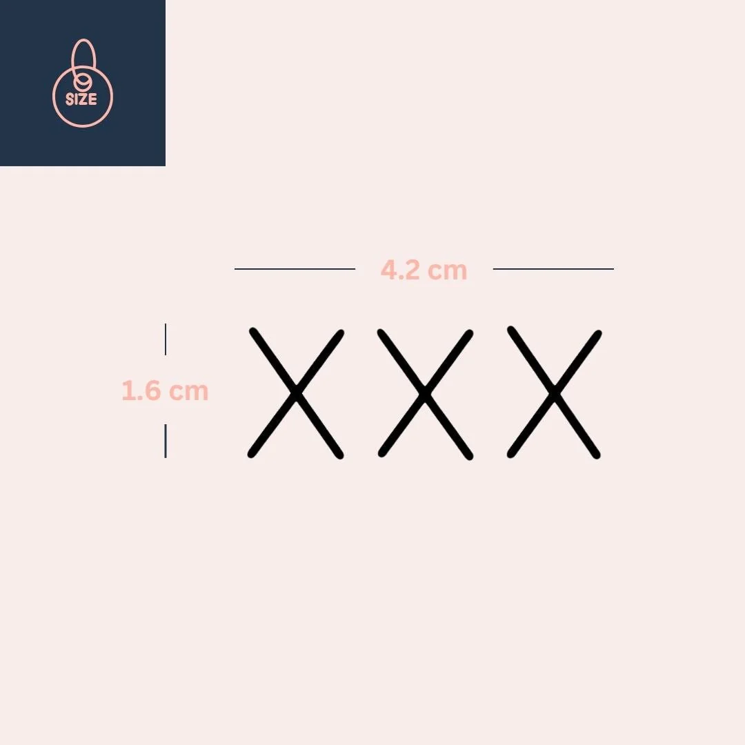 Triple X temporary tattoo - Image 4
