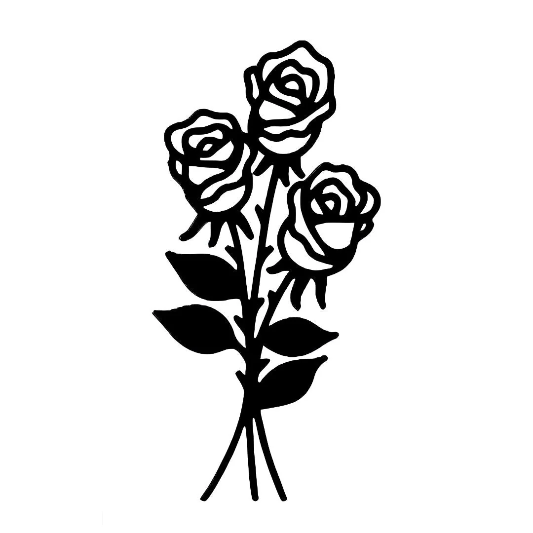 Three Rose Bouquet Tattoo - Image 2