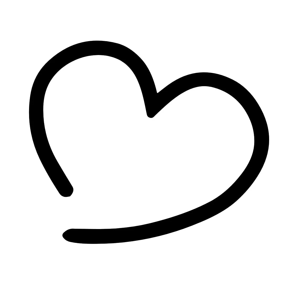 Single-line heart temporary tattoo - Image 2