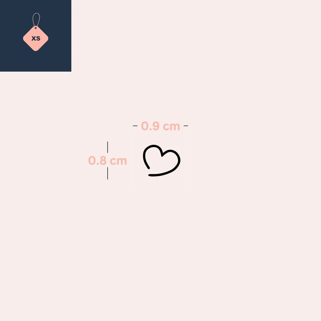 Single-line heart temporary tattoo - Image 4