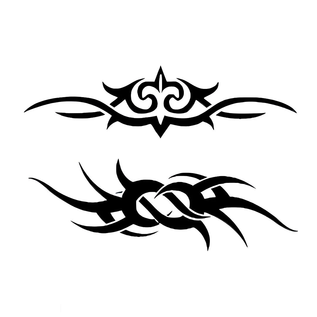 Tribal Armband Pair Tattoo - Image 2