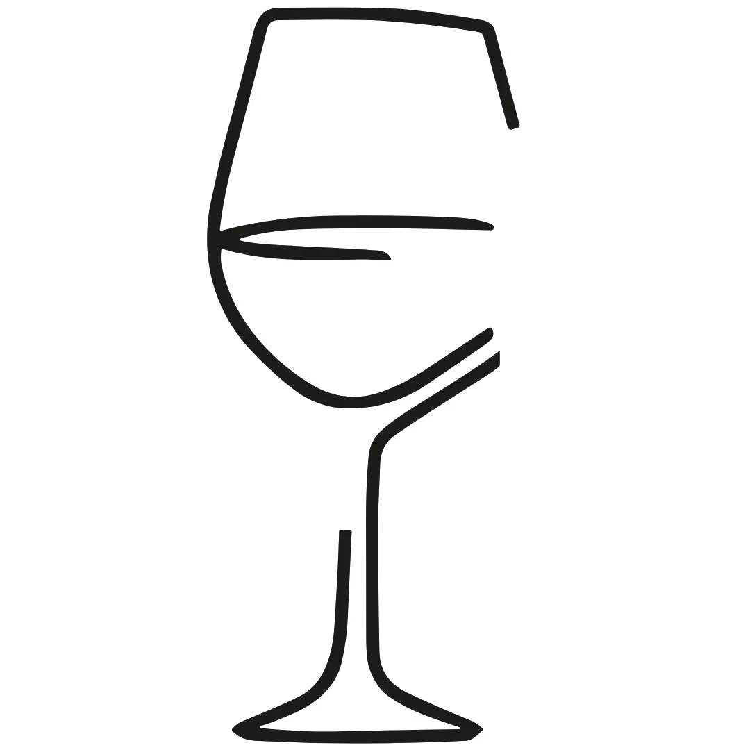 Wine Glass Temporary Tattoo – Continuous Line - Image 2